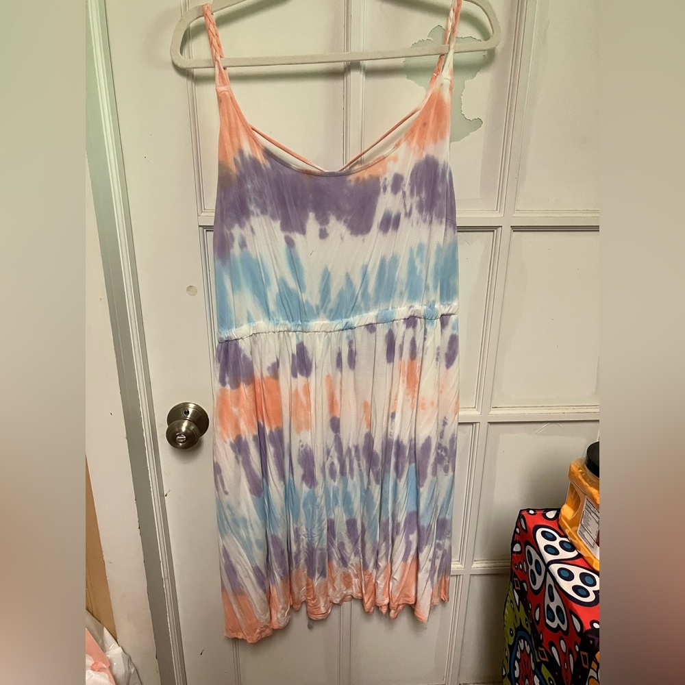Torrid Tie Dye Supersoft Skater Dress-NWT 3x